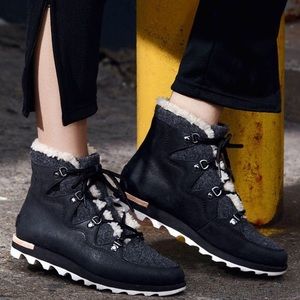 SOREL Sneakchic Alpine Waterproof Shearling Boot